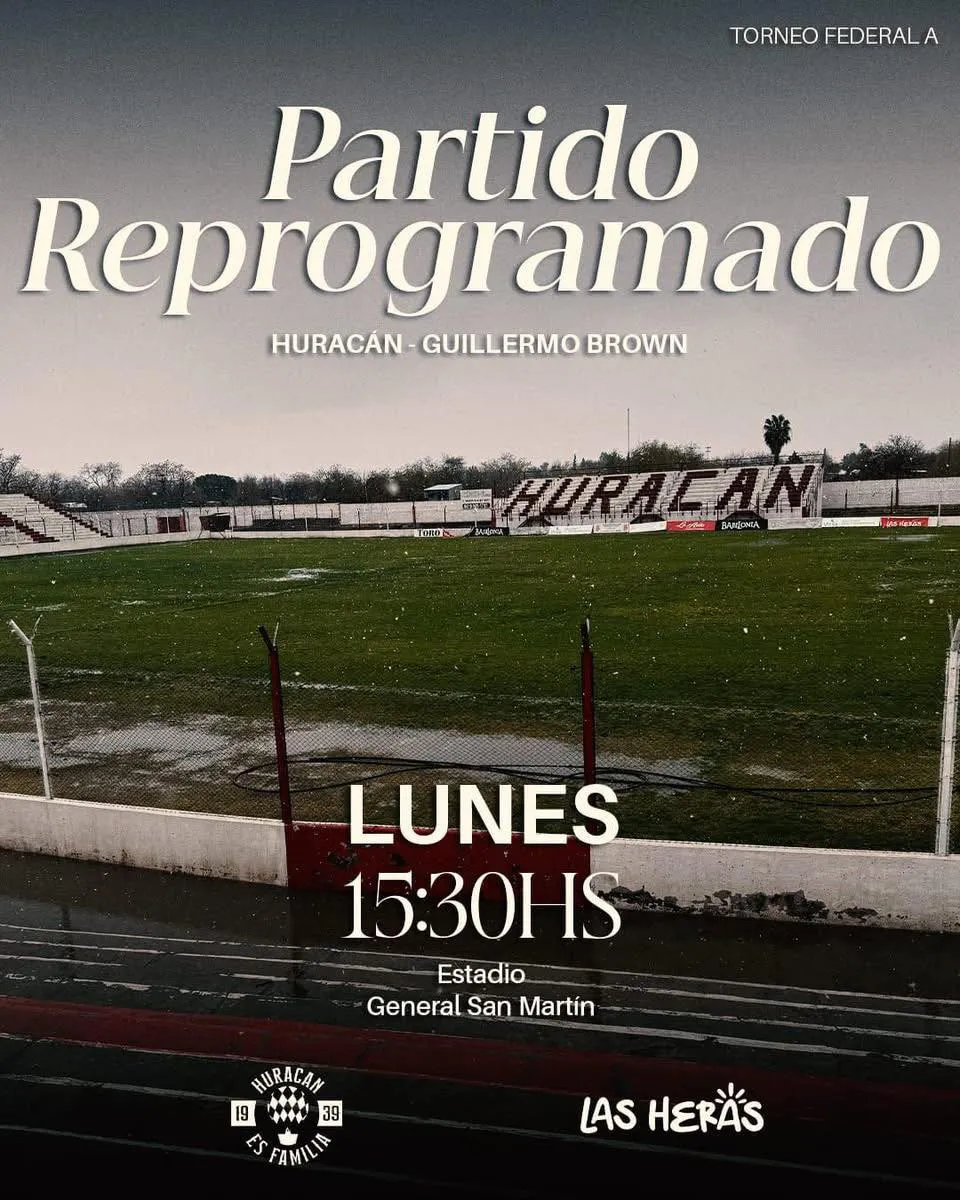 postergado el duelo en Mendoza.