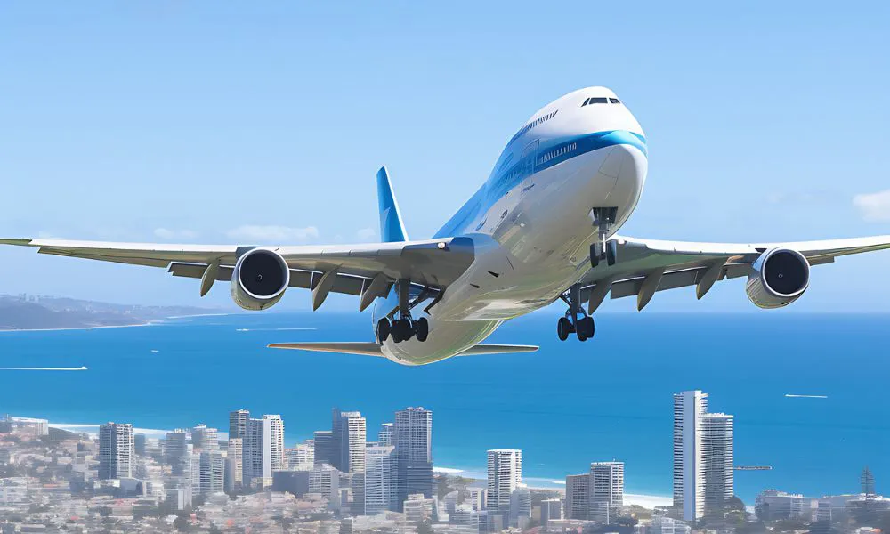 Avión despegando. Imagen ilustrativa Freepik