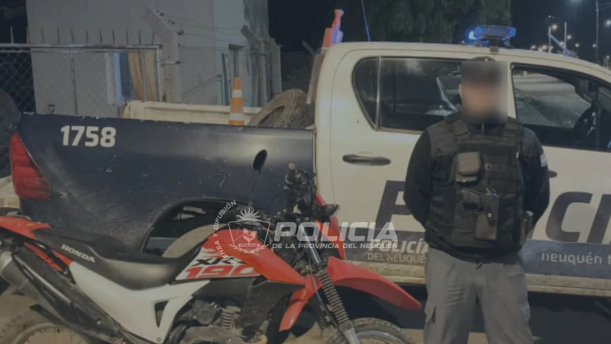 Detenido por conducir una moto robada
