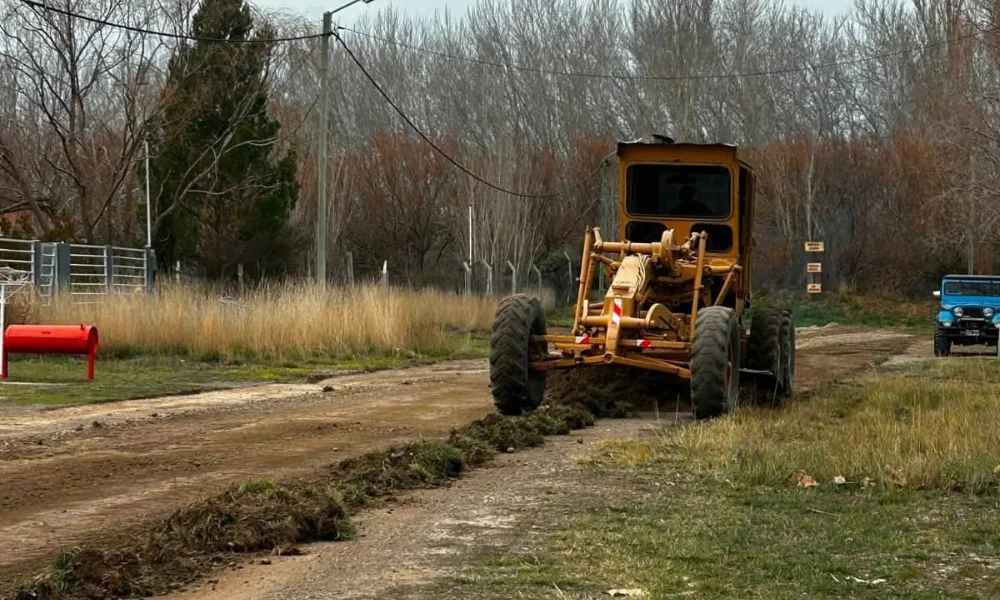 Acondicionan accesos sobre Ruta 7