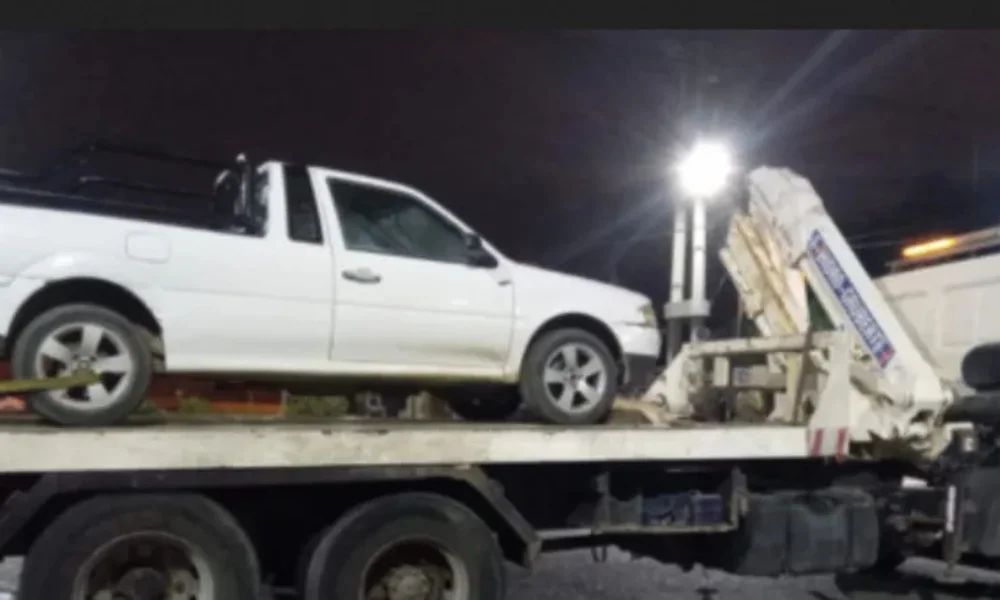 Camioneta secuestrada