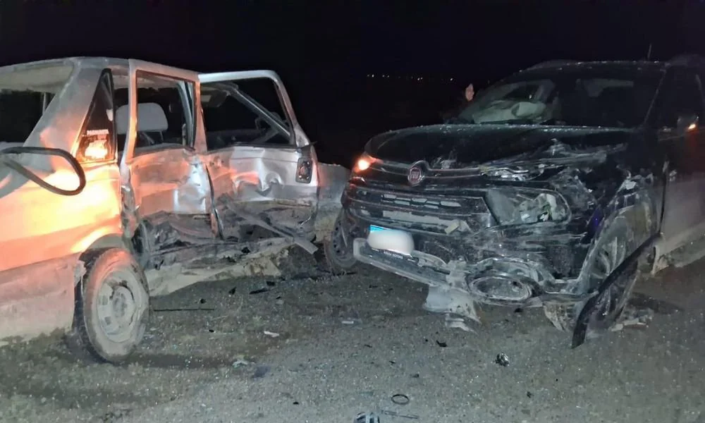 Triple choque en la Ruta 1