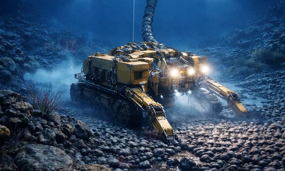 Minería submarina imagen ilustrativa