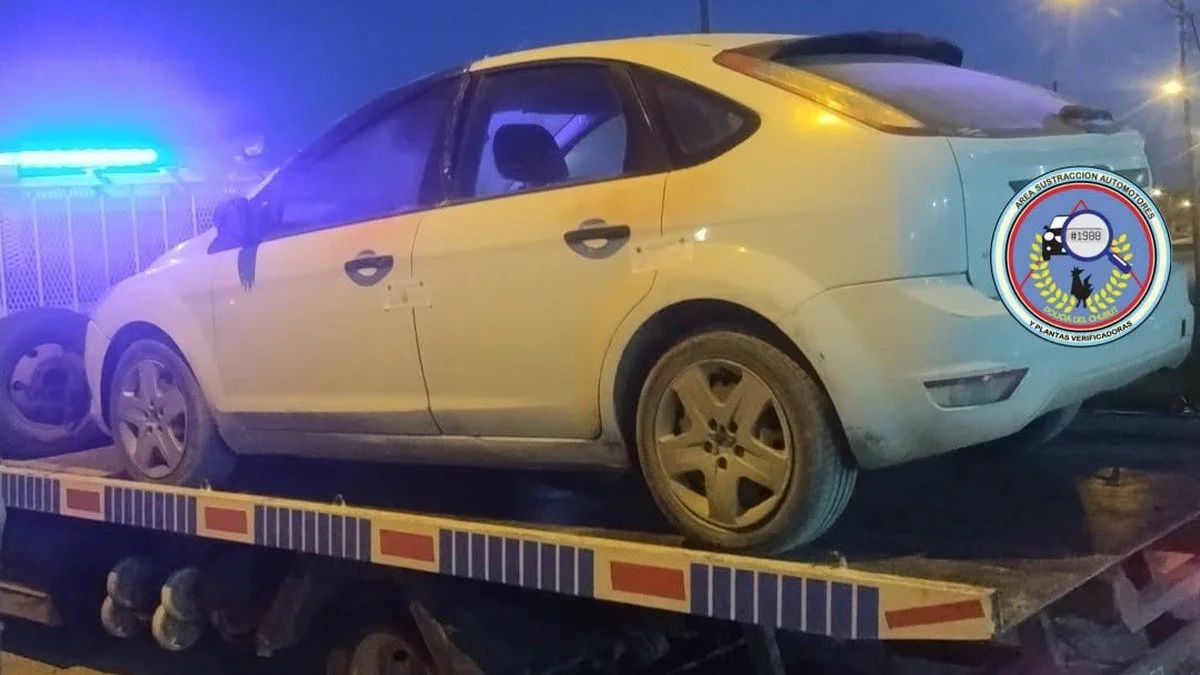 Vehículo recuperado en Puerto Madryn