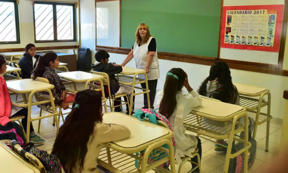 Alumnos en el aula
