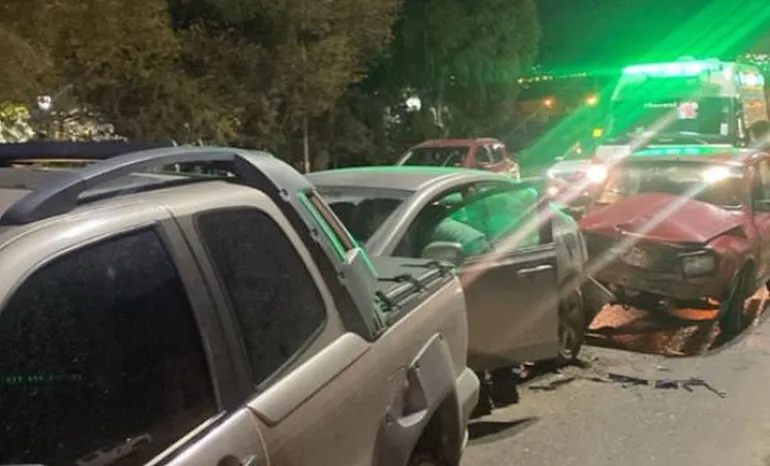Triple choque en Comodoro