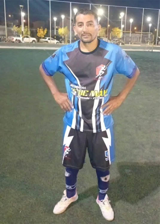Fabián Soto jugador de Deportivo Flores.