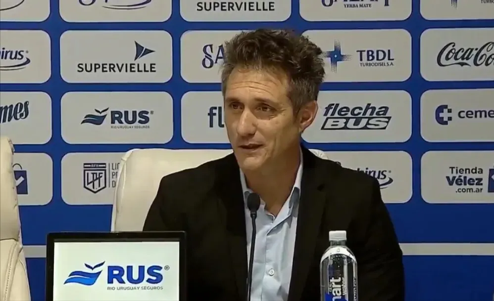 Schelotto habló tras la derrota de Vélez ante Racing