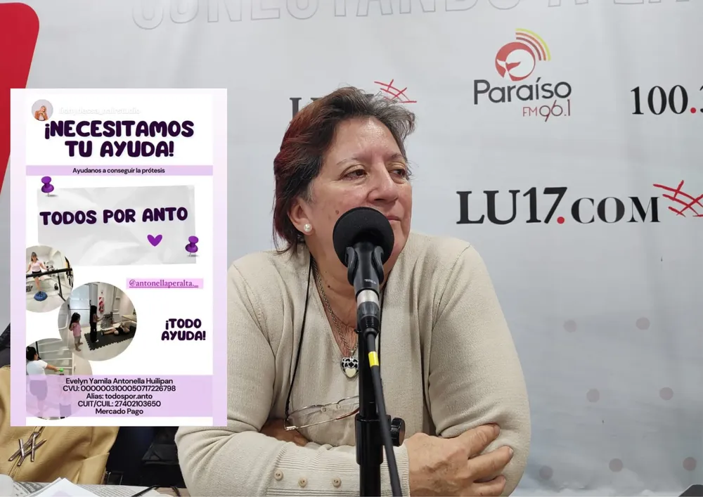 Pamela Díaz al frente de la colecta por Evelyn Huilipan