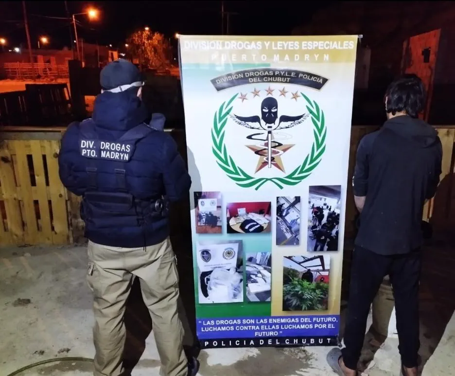 Allanamientos en Puerto Madryn policía 1