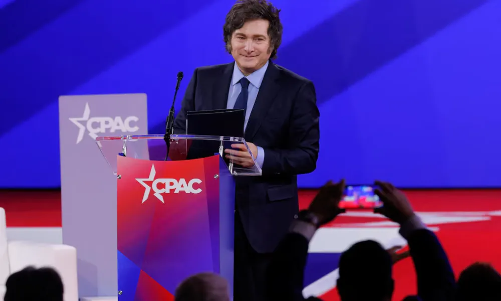 Milei en CPAC