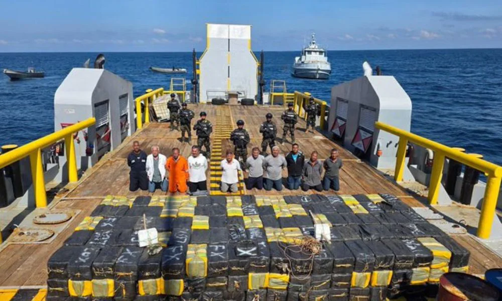 Decomisio récord de cocaína