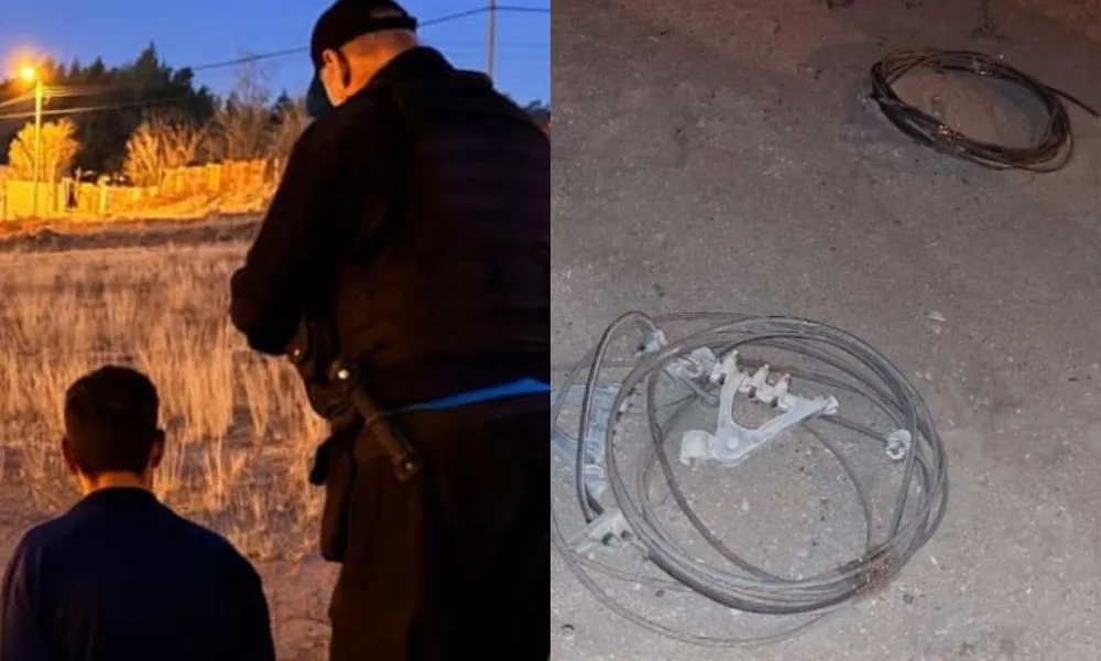 Arrestan a un hombre por el robo de cables