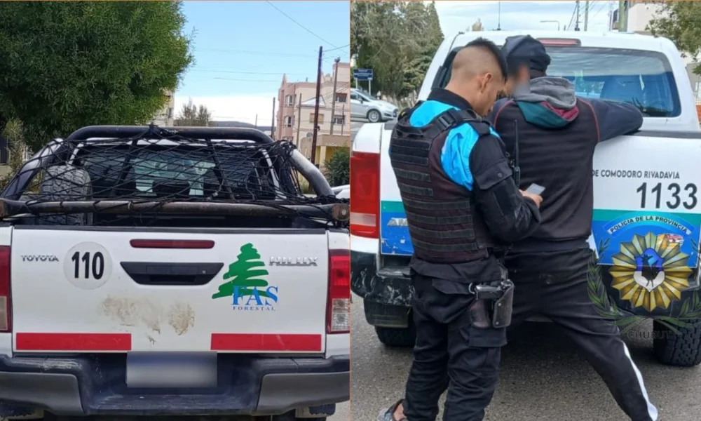 detenido por robo de matafuego