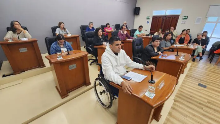 Sesión simulada por la semana de la discapacidad