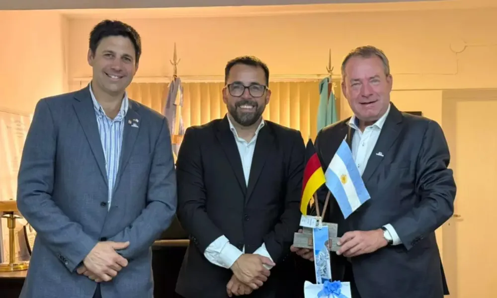 el intendente Taccetta recibió a embajador alemán