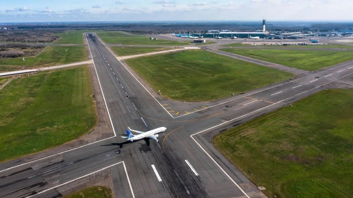 Aeropuerto Internacional de Ezeiza. Foto Clarín
