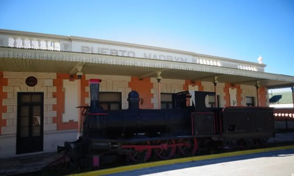 Antigua estación del tren en Puerto Madryn