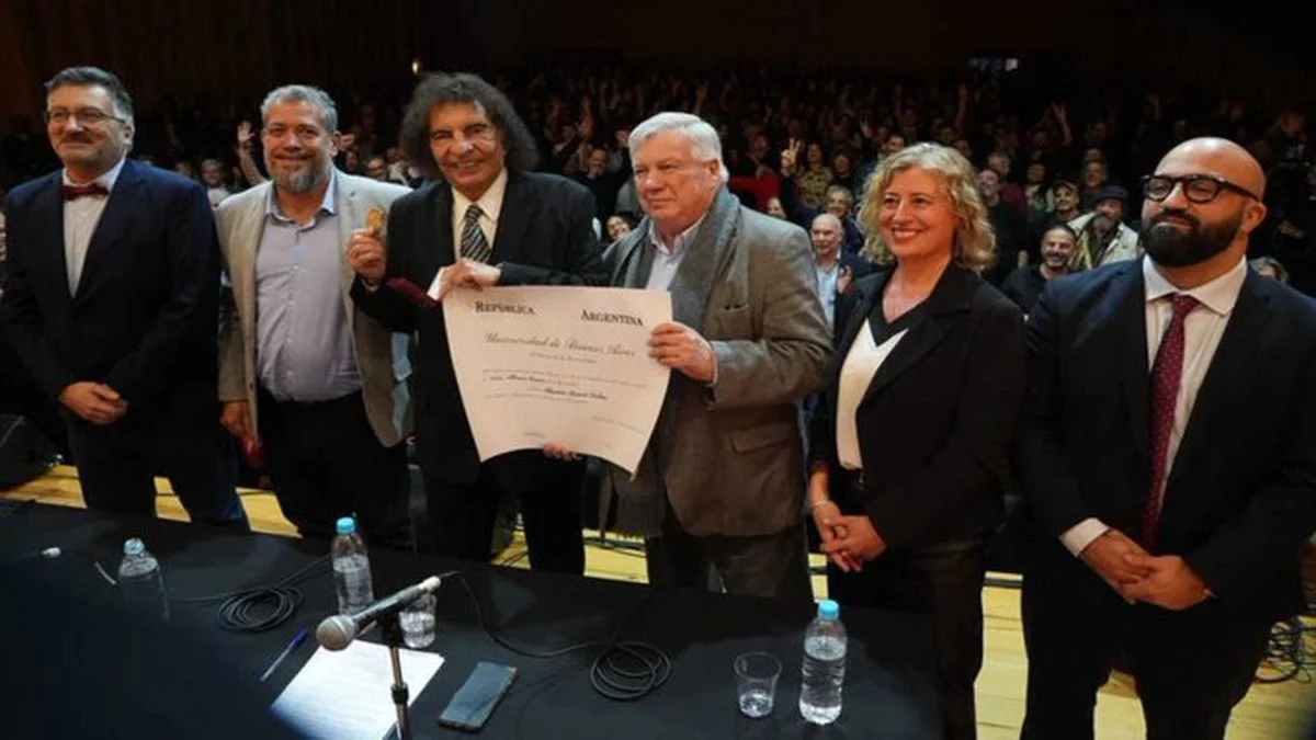 Alejandro Dolina doctorado foto Noticias Argentinas