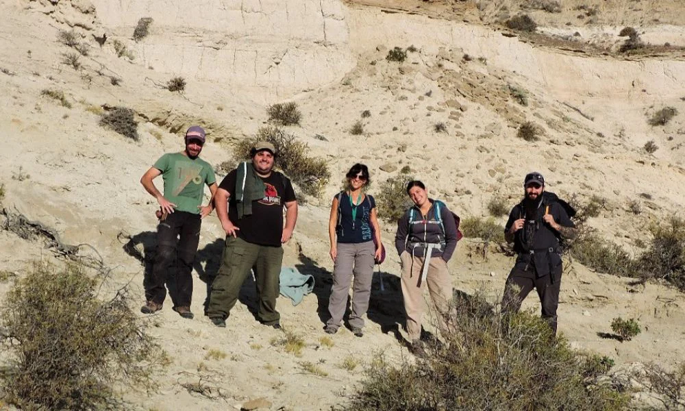 José Cuitiño, Damián Pérez, Mariel Ferrari, Aylén Allende y Nicolás Farroni en la zona de Bryn Gwyn
