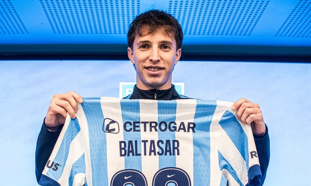Baltasar Rodríguez. Foto X @RacingClub