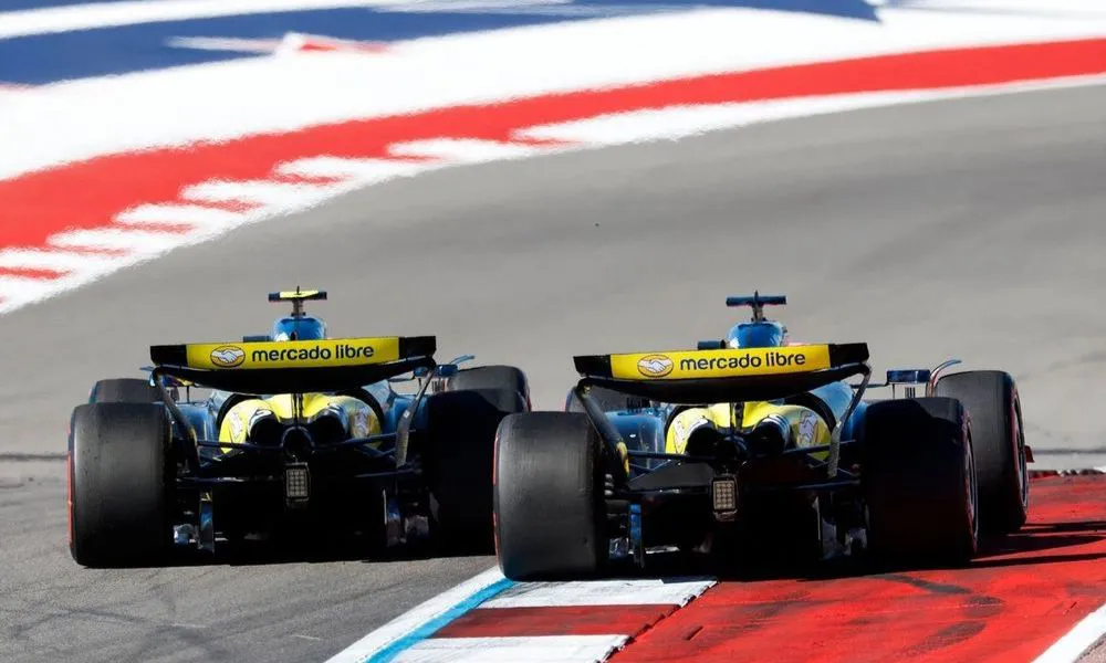 Adelantamiento de Colapinto a Gasly. Foto: Sam Bloxham / LAT Images via Getty Images / Motorsport