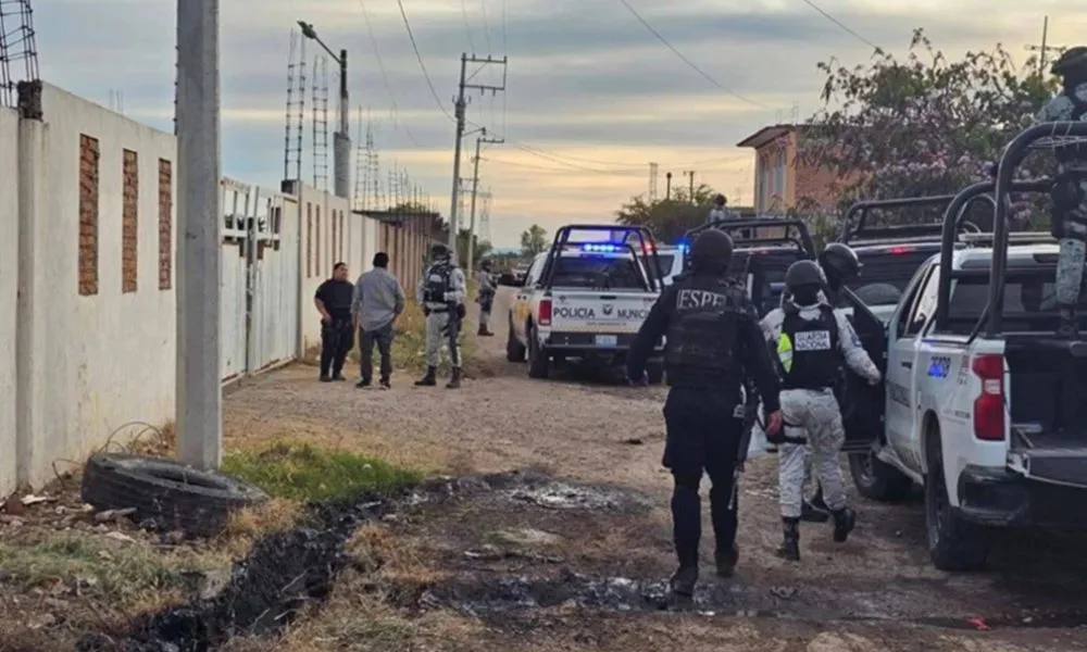 Ataque armado en un partido de fútbol en México. Foto TVAZTECA BAJÍO