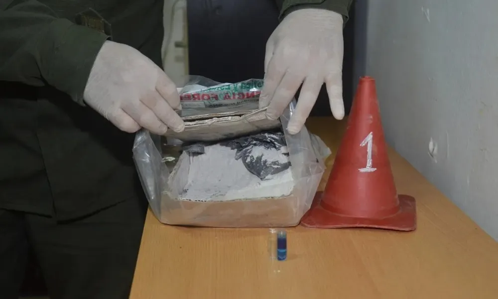 Paquete con cocaína