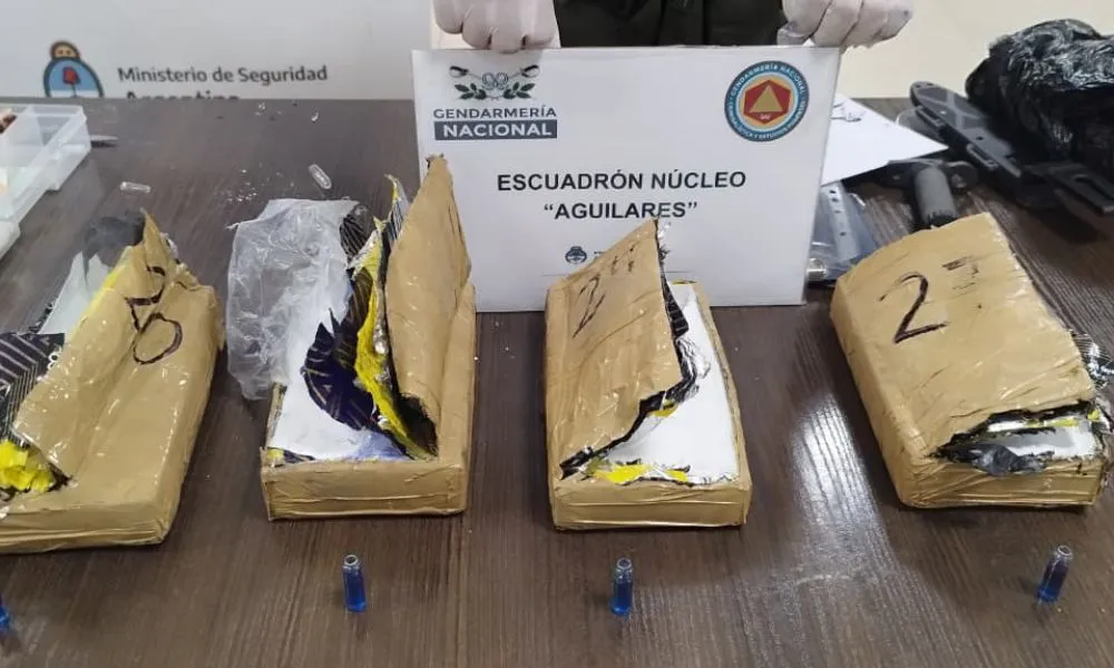 Hallaron más de 40 kilos de cocaína ocultos en una camioneta