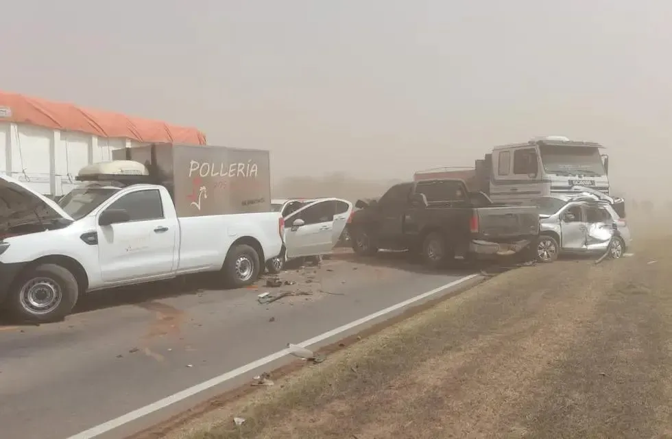 Choque en cadena en Córdoba