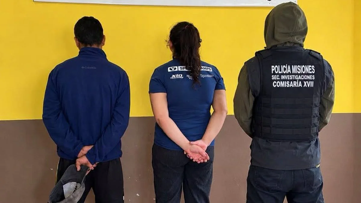 Pareja detenida por robar un celular en Posadas