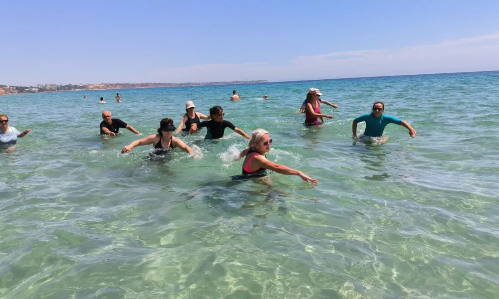 Marcha acuática (Foto: Costa Blanca Nordic Walking)