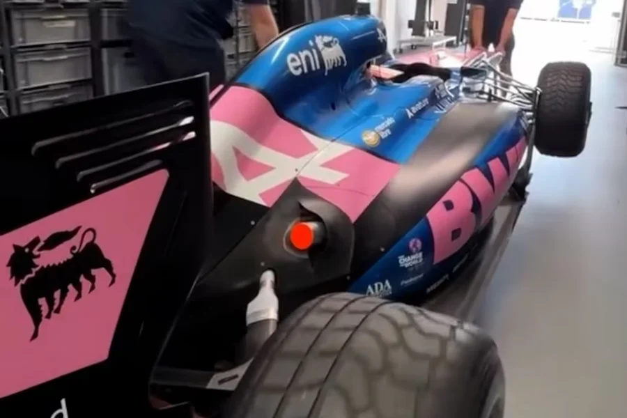 El auto de Colapinto