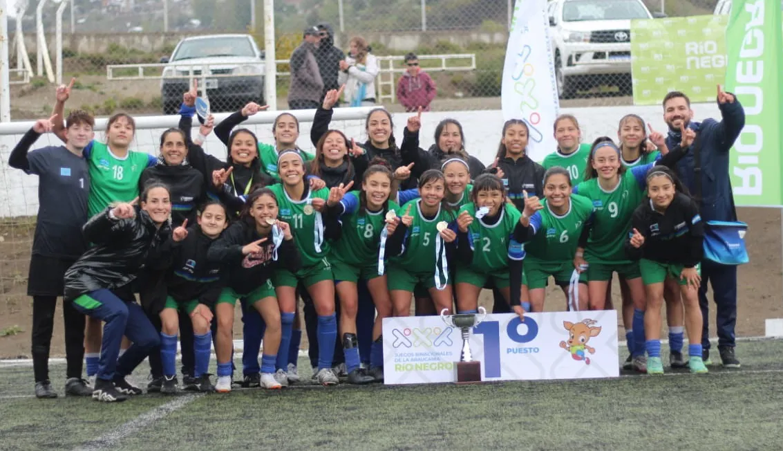 CHUBUT CAMPEÓN DEL FUTBOL FEMENINO EN LA ARAUCANÍA