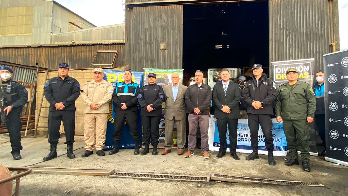 Provincia acompañó la destrucción de 400 kilogramos de estupefacientes