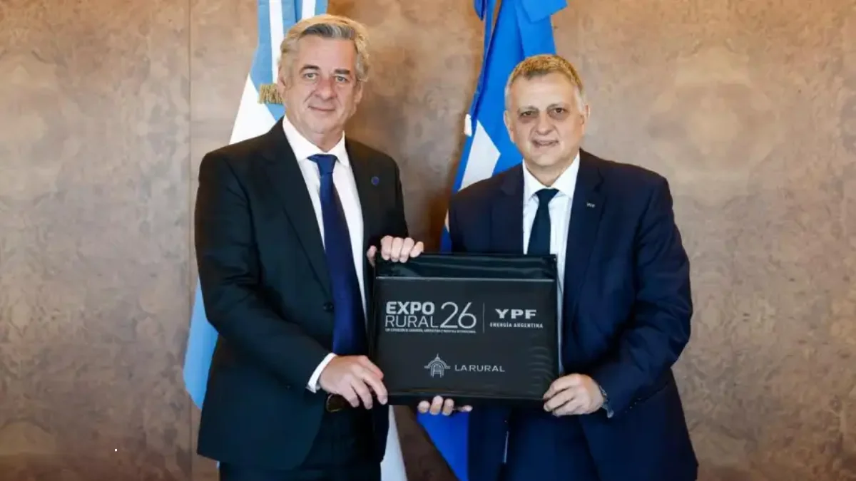 Horacio Marín (YPF) y Nicolás Pino (SRA)
