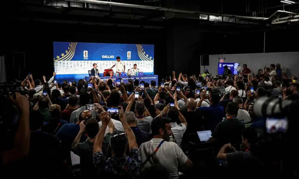 Conferencia de prensa. Foto Getty Images/Tribuna.com