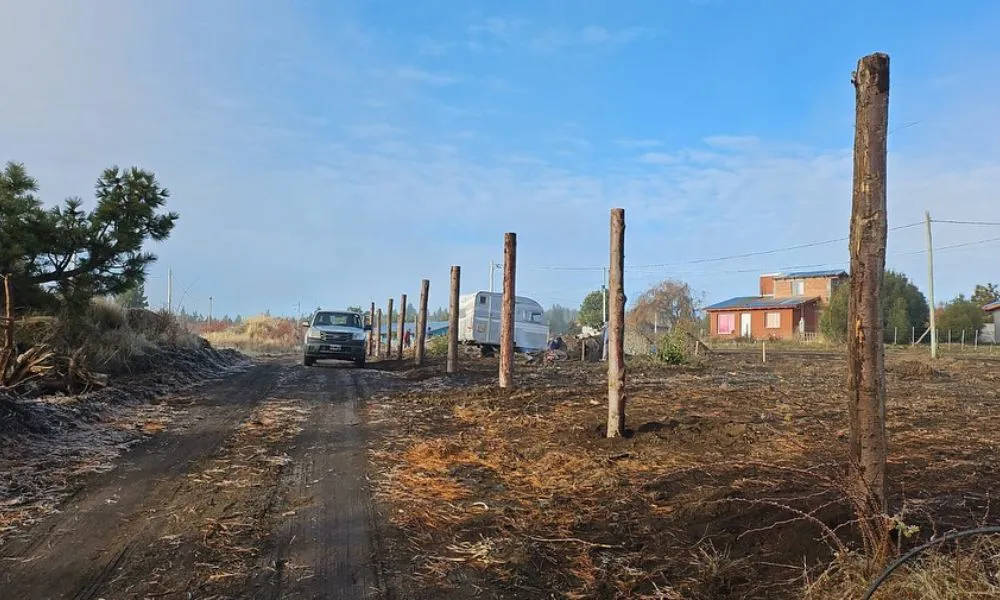 construcción de viviendas en Epuyén con madera local