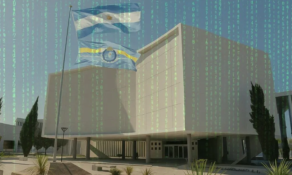 Legislatura con codigos estilo Matrix imagen editada por LA17