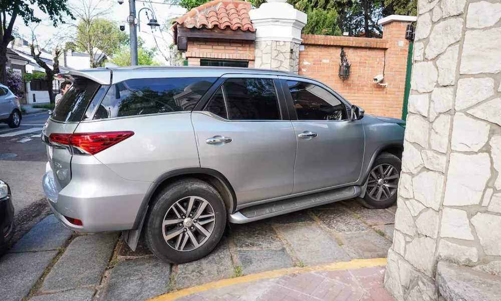 Mauricio Macri ingresando a Olivos