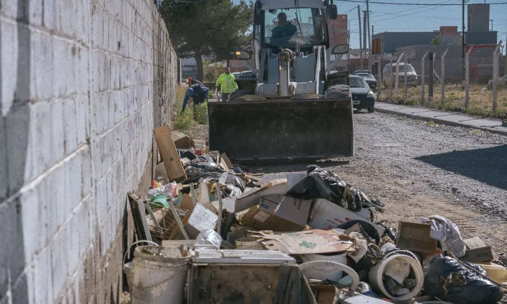 Residuos de la pesca en Rawson