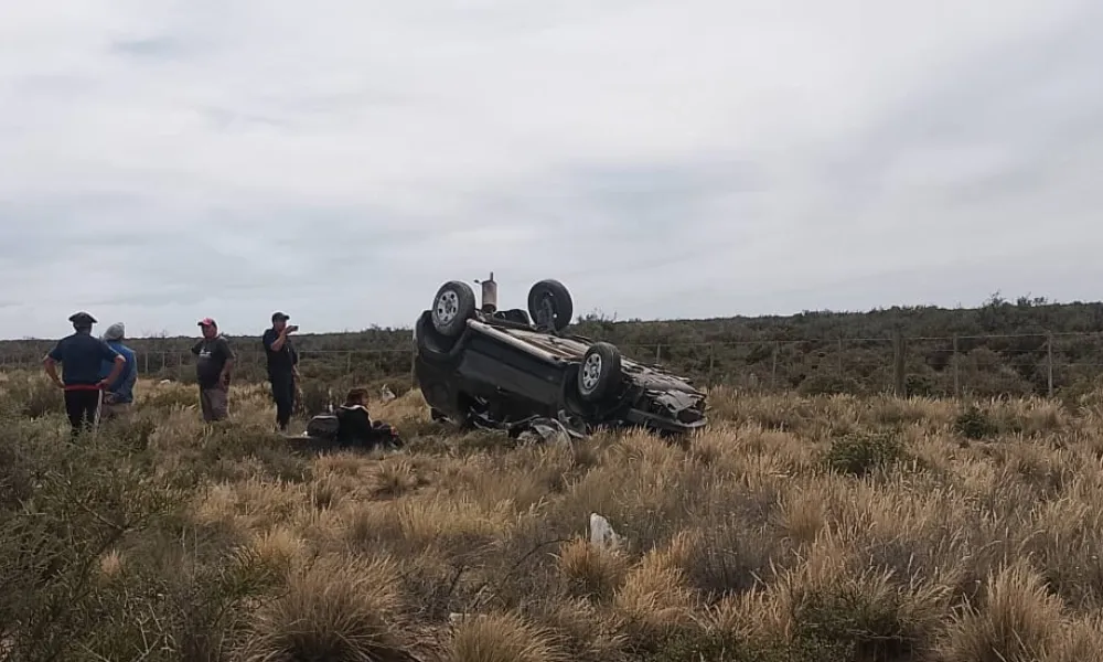 Vuelco en ruta 3