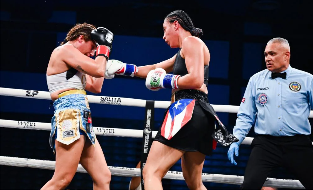 Soledad Matthysse buscó imponer su experiencia durante diez rounds intensos.