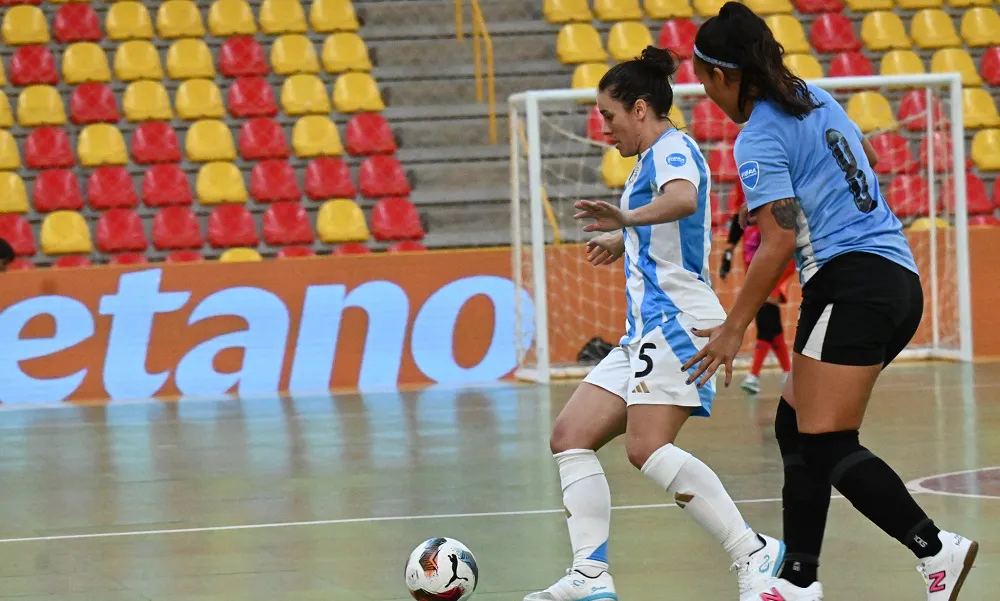 Argentina vs Uruguay en la Copa América de Futsal Femenina