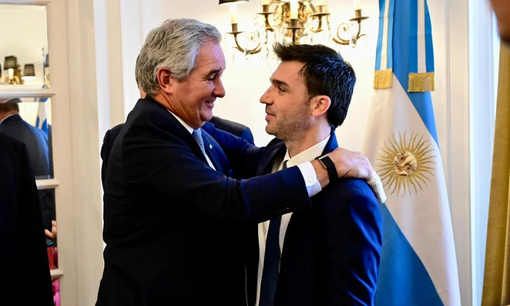 canciller argentino Pablo Quirno e Ignacio Torres