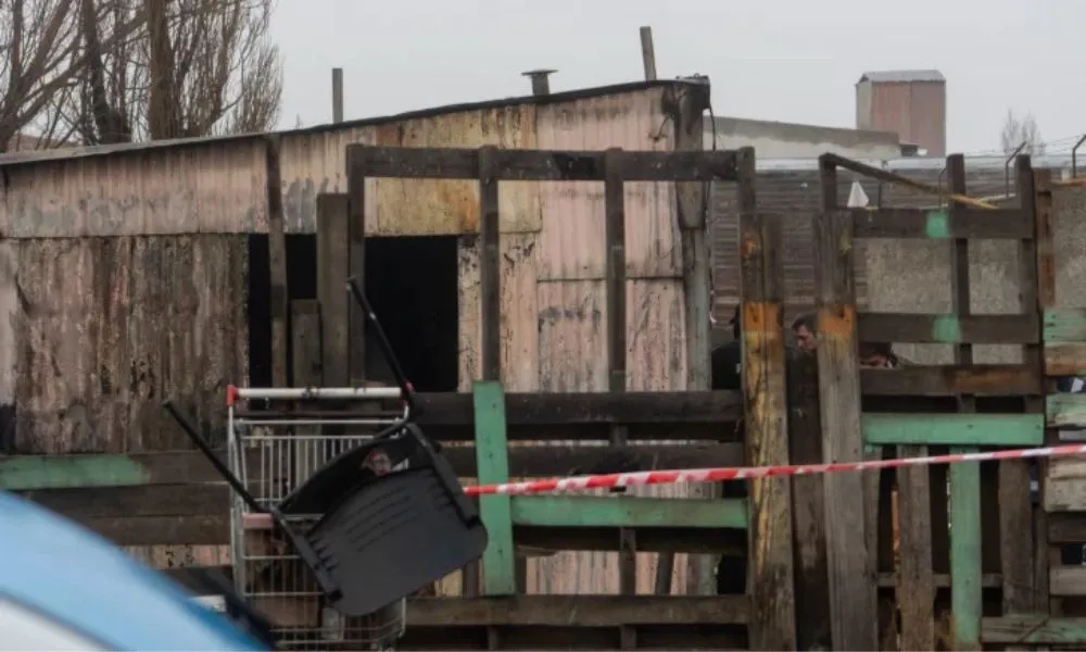 Trágico incendio en Río Gallegos Foto: Leandro Franco - La Opinión Austral