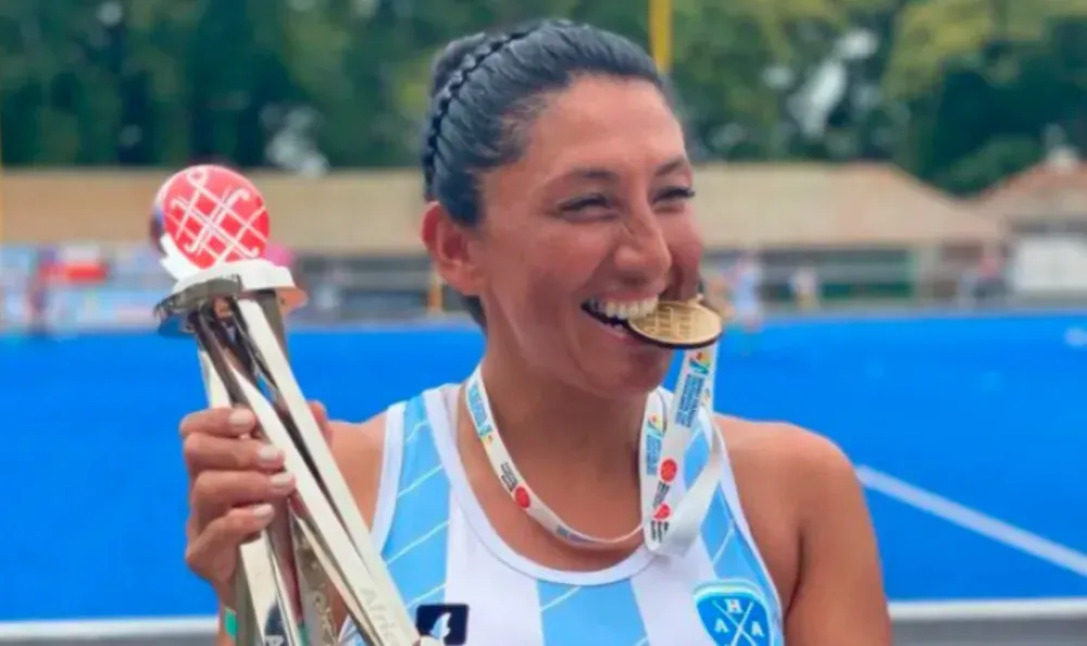 Alejandra Guzmán, del Puerto Madryn Rugby Club