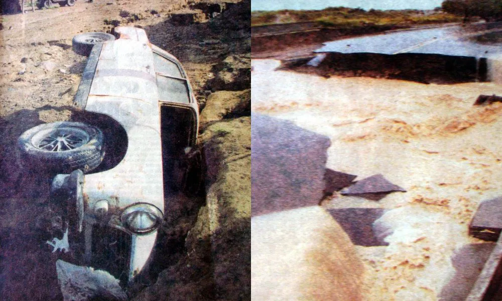 27 años de la gran inundación de 1998 en Madryn 2