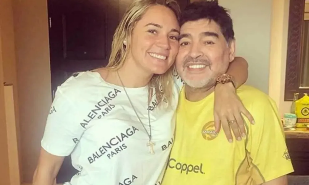 Rocío Oliva y Maradona