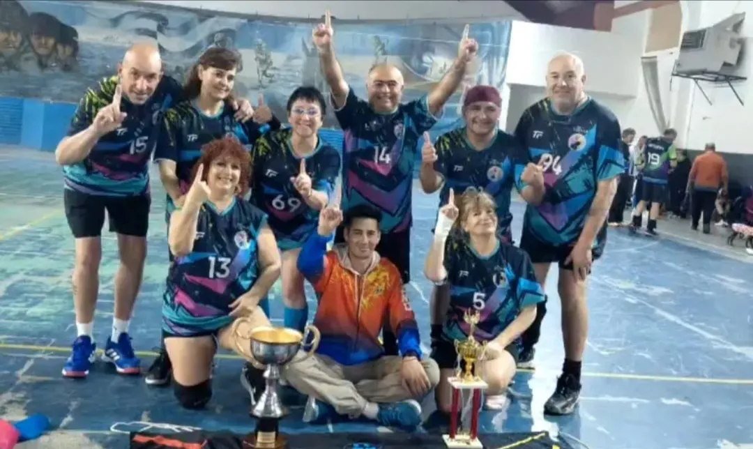 El gimnasio Héroes de Malvinas de Playa Unión fue el epicentro del newcom nacional